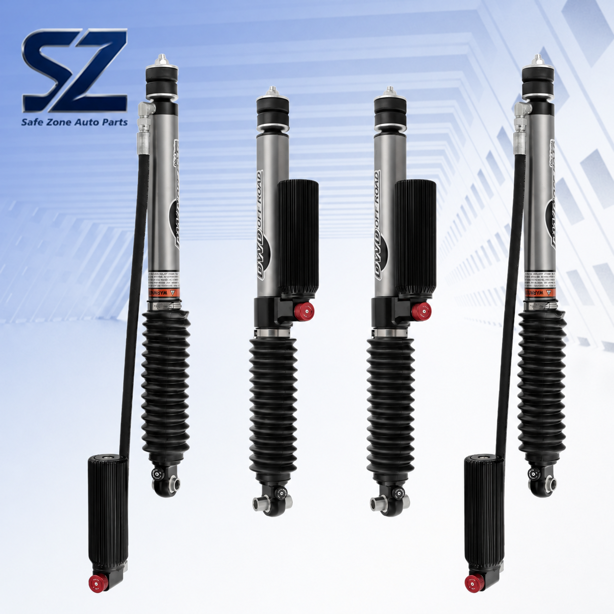 Spring-Free Suspension Components with Black Side Cylinders